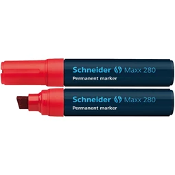 Alkoholos filc SCHNEIDER Maxx 280 4-12 mm, piros, vágott