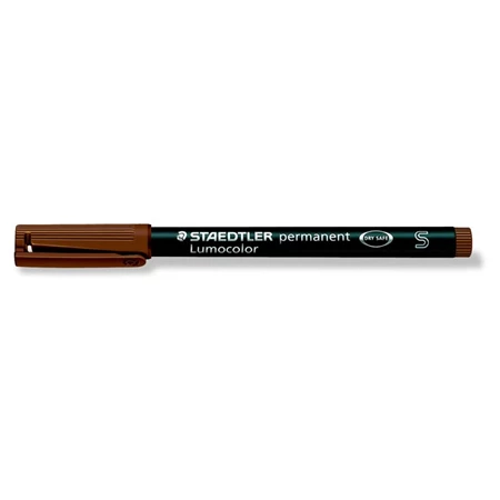 Alkoholos filc STAEDTLER Lumocolor 313 S OHP, 0,4 mm, barna