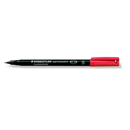 Alkoholos filc STAEDTLER Lumocolor 313 S OHP, 0,4 mm, piros