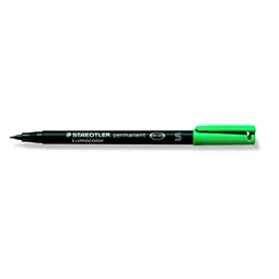 Alkoholos filc STAEDTLER Lumocolor 313 S OHP, 0,4 mm, zöld