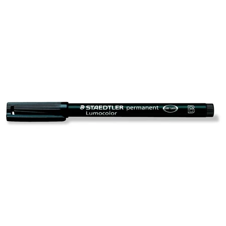 Alkoholos filc STAEDTLER Lumocolor 314 B OHP, 1-2,5 mm, fekete