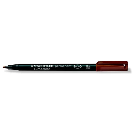 Alkoholos filc STAEDTLER Lumocolor 317 M OHP, 1 mm, barna