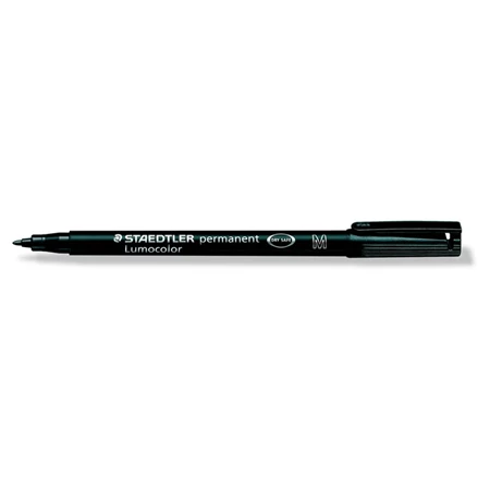 Alkoholos filc STAEDTLER Lumocolor 317 M OHP, 1 mm, fekete