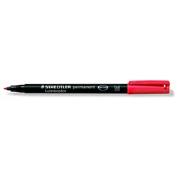 Alkoholos filc STAEDTLER Lumocolor 317 M OHP, 1 mm, piros