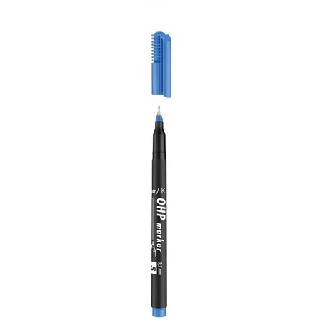 Alkoholos filc TOP marker S 0,3 mm kék