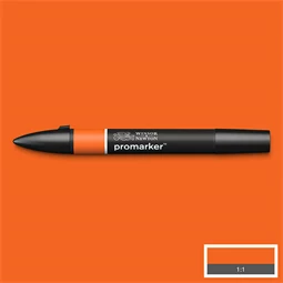 Alkoholos filc W&S ProMarker kétvégű O277 mandarin