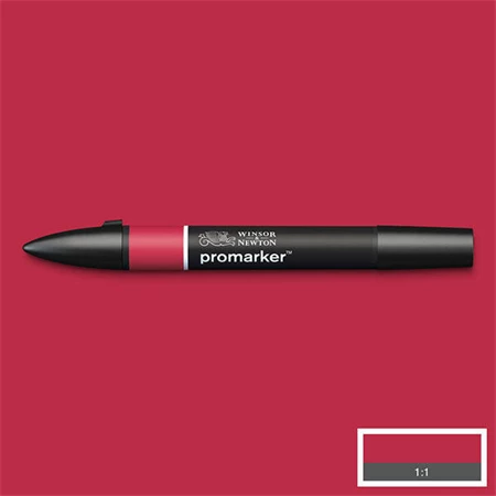 Alkoholos filc W&S ProMarker kétvégű R445 karmazsin vörös