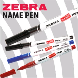 Alkoholos filc ZEBRA NAME PEN olajbázisú 1,5mm