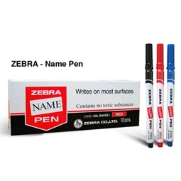 Alkoholos filc ZEBRA NAME PEN olajbázisú 1,5mm