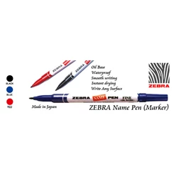 Alkoholos filc ZEBRA NAME PEN olajbázisú 1,5mm