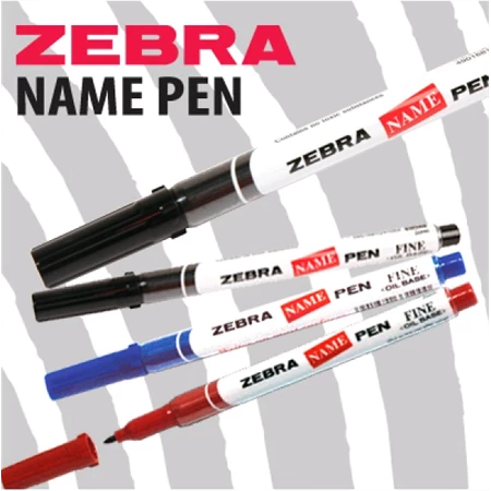 Alkoholos filc ZEBRA NAME PEN olajbázisú 1,5mm