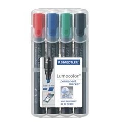 Alkoholos filc készlet 4db-os STAEDTLER Lumocolor 350 2-5 mm, vágott