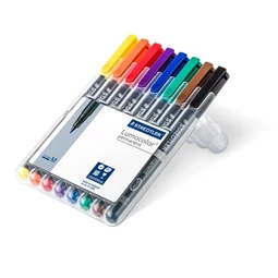 Alkoholos filc készlet 8db-os STAEDTLER Lumocolor 317 M OHP, 1 mm