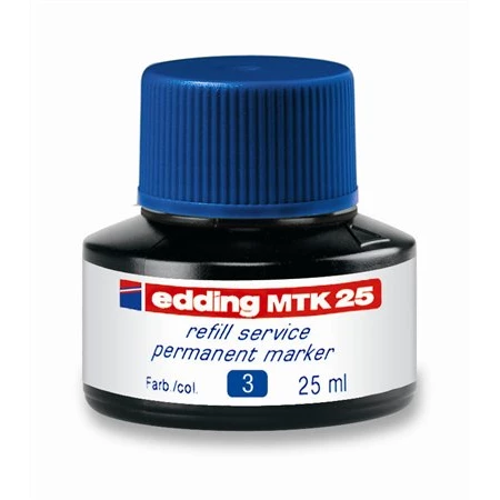 EDDING tinta alkoholos filchez utántöltő MTK 25 kék permanent markerhez