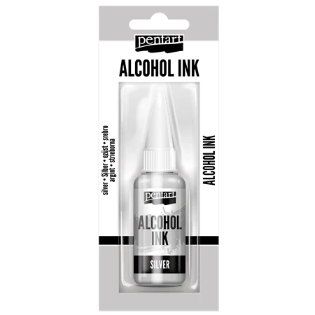 Alkoholos média tinta 20ml metál ezüst