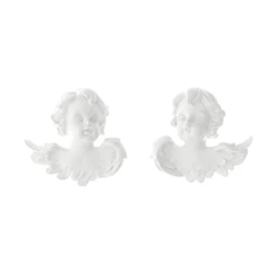 Angyalfej poly, 6x2x5,8cm, fehér, 2 féle 1db, figura nem választható