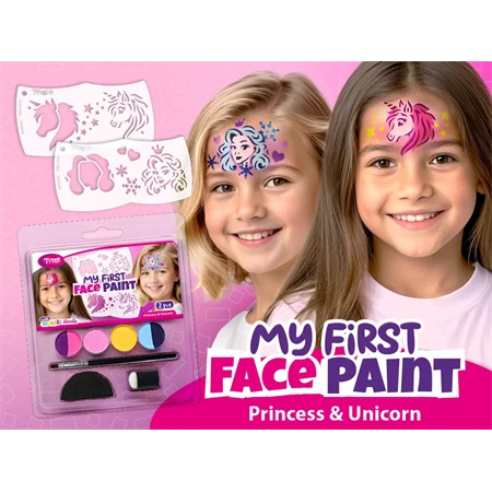Arcfesték készlet My First Face Paint 6szín hercegnő és unikornis