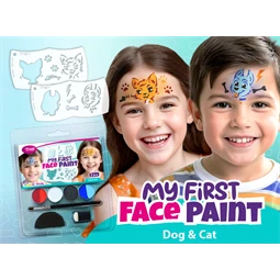 Arcfesték készlet My First Face Paint 6szín kutya és macska