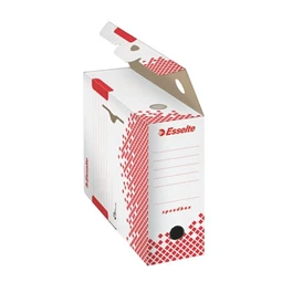 Archiváló doboz ESSELTE Speedbox 10cm, újrahasznosított karton, fehér