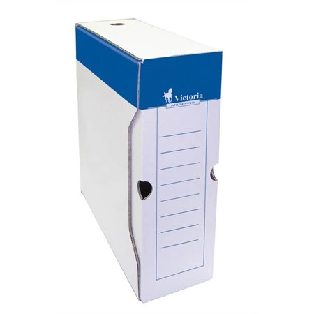 Archiváló doboz kék-fehér VICTORIA 10cm