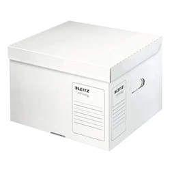 Archiváló konténer LEITZ Infinity M méret, újrahasznosított karton, fehér