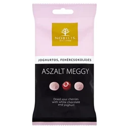 Aszalt meggydrazsé 100 g NOBILIS  joghurtos-fehércsokoládés