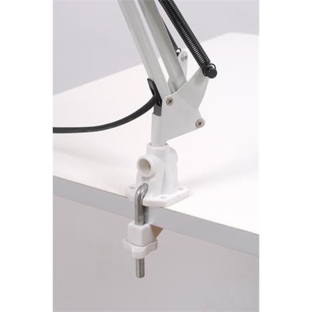 Asztali lámpa Architect fehér szín, 11W/E27  izzólámpa