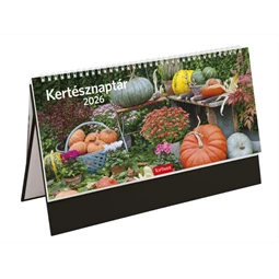 Asztali naptár 2026 TOPTIMER Kertész T054 álló fekete