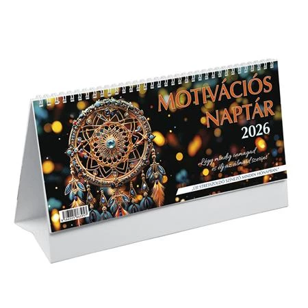Asztali naptár 2026 TOPTIMER Motivációs naptár T059 álló