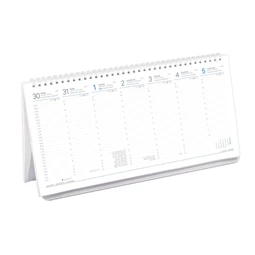 Asztali naptár 2026 TOPTIMER álló T052, fehér karton hátlap