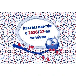 Asztali naptár tanévhez igazodó 2026-2027 REAL