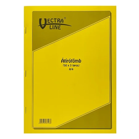 Átírótömb A/4 vegykezelet 50x3 példány Vectra