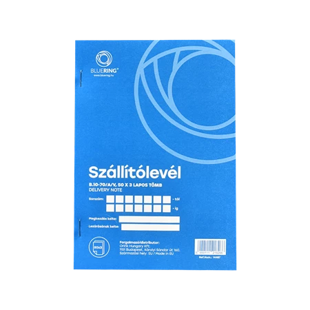 B.10-70/A/V Szállítólevél 50x3 A/5 BL