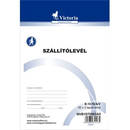 B.10-70/A/V Szállítólevél 50x3 A/5 VICTORIA