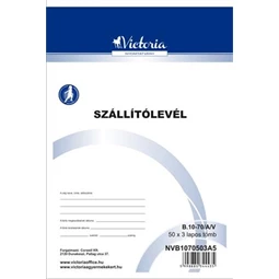 B.10-70/A/V Szállítólevél 50x3 A/5 VICTORIA