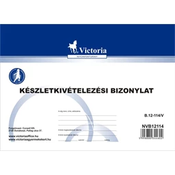 B.12-114/V Készletkivételezési bizonylat 25x4 Victoria