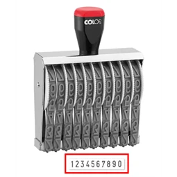 BÉLYEGZŐ szám, hagyományos 10 karakter 15mm COLOP