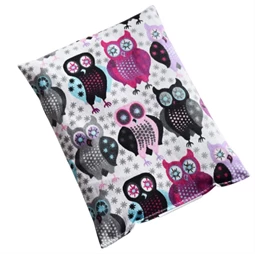 Babzsák 15x12cm vegyes minta textil borítással