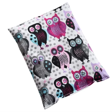 Babzsák 15x12cm vegyes minta textil borítással