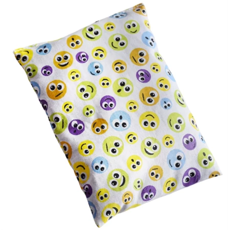Babzsák 15x12cm vegyes minta textil borítással