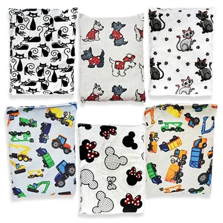 Babzsák vegyes minta textil borítással
