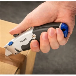 Barkácskés DAHLE Heavy Duty fém házú, beépített penge tárolóval