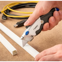 Barkácskés DAHLE Heavy Duty fém házú, beépített penge tárolóval