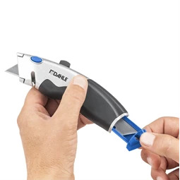 Barkácskés DAHLE Heavy Duty fém házú, beépített penge tárolóval