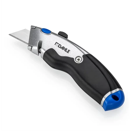 Barkácskés DAHLE Heavy Duty fém házú, beépített penge tárolóval