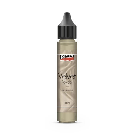 Bársonypor PENTART 30ml bézs