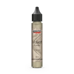 Bársonypor PENTART 30ml bézs