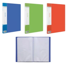 Bemutatómappa  10lapos Office Art vegyes borító szinek, 10 beépített áttetsző tasakkal