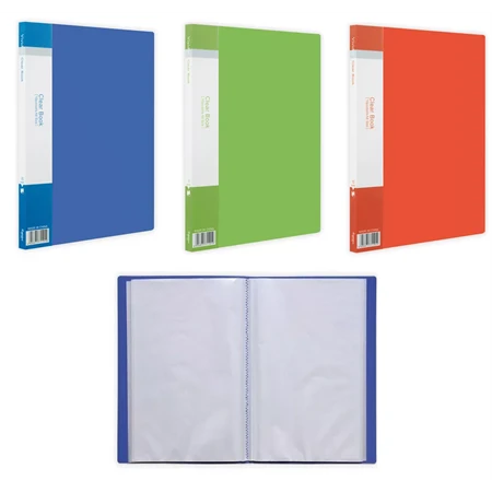 Bemutatómappa  10lapos Office Art vegyes borító szinek, 10 beépített áttetsző tasakkal