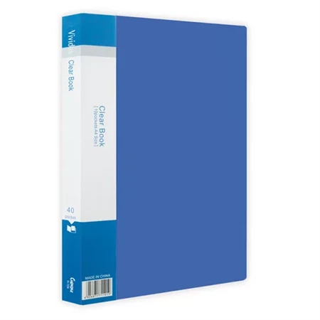 Bemutatómappa  40 lapos Office Art vegyes borító szinek, 40 beépített áttetsző tasakkal